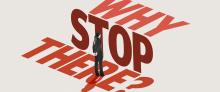 A silhouette of a person stands in front of the words, "Why stop there?"
